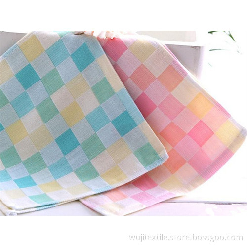 SGS Super-Soft Houndstooth Baby Hand Towel (WJ-CH1557)